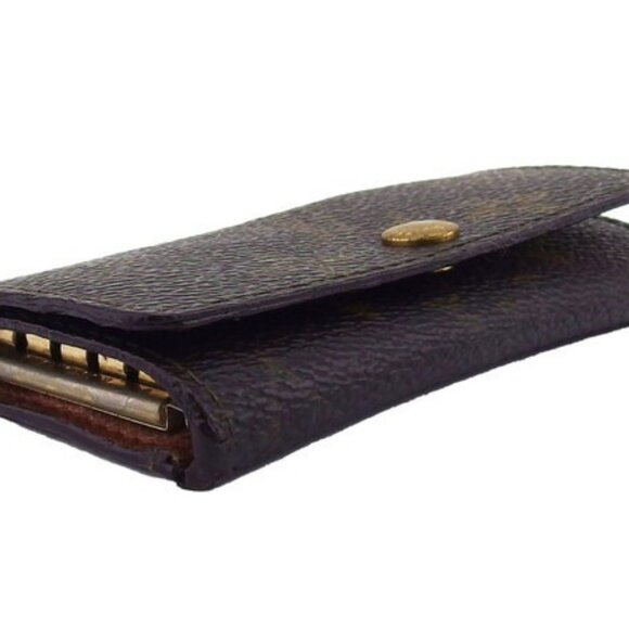 LOUIS VUITTON Keychain Monogram x Beige Monogram Canvas Authentic Used - Picture 4 of 9